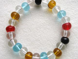 Glass beaded bracelet - makes a GREAT nursing bracelet (FREE SHIPPING!)